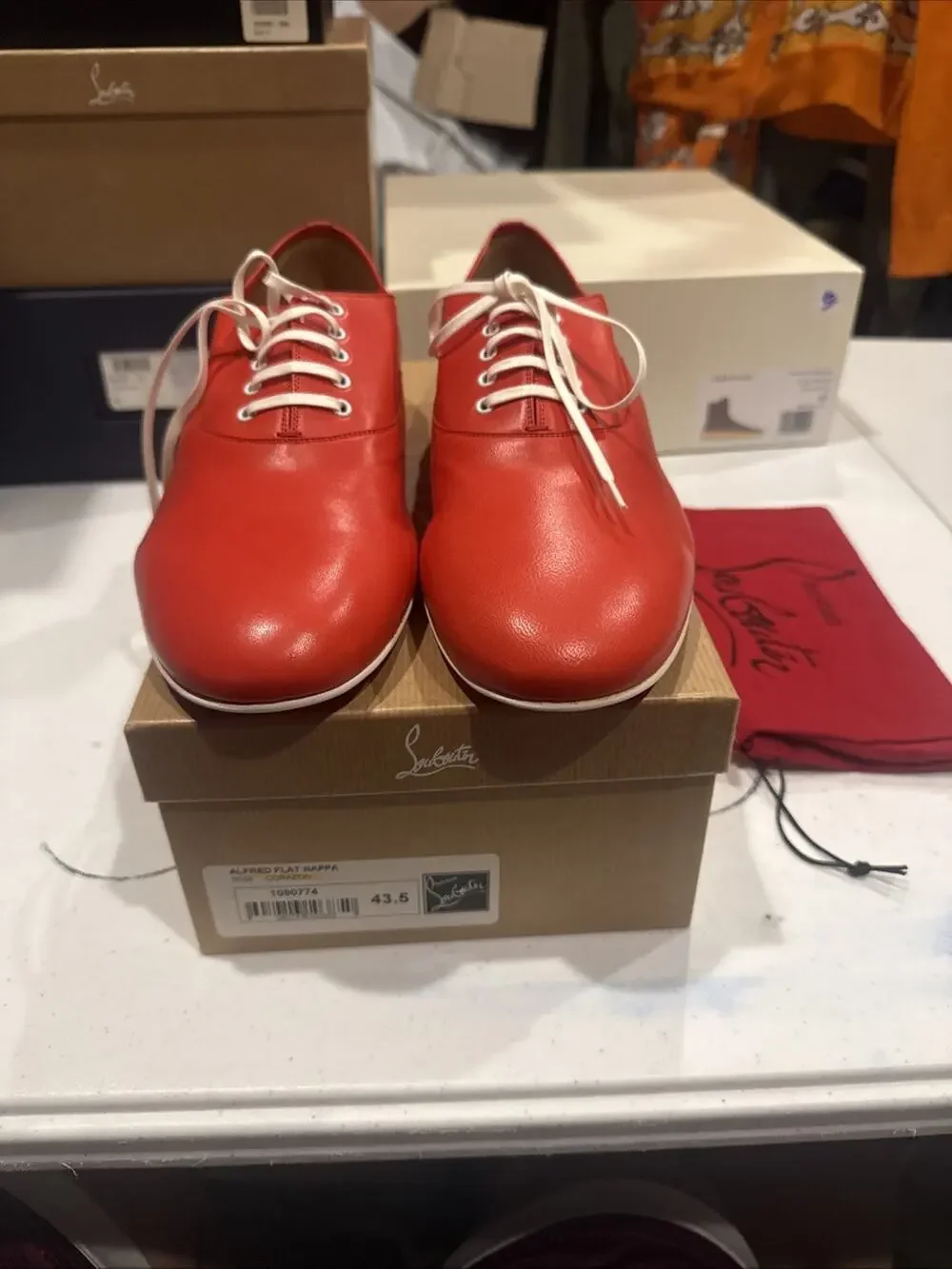 Christian Louboutin Alfred Flat Nappa leather oxfords Size 43.5 brand new!